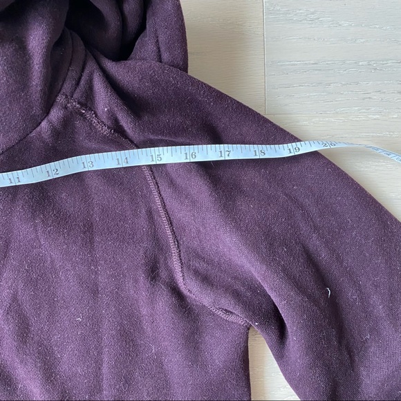 TNA Long Dark Purple Zipped Jacket Hoodie in Small - Picture 8 of 8